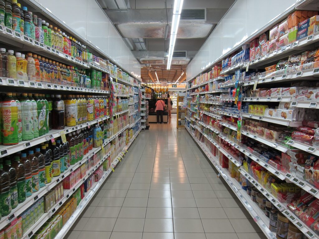 Supermarktregal